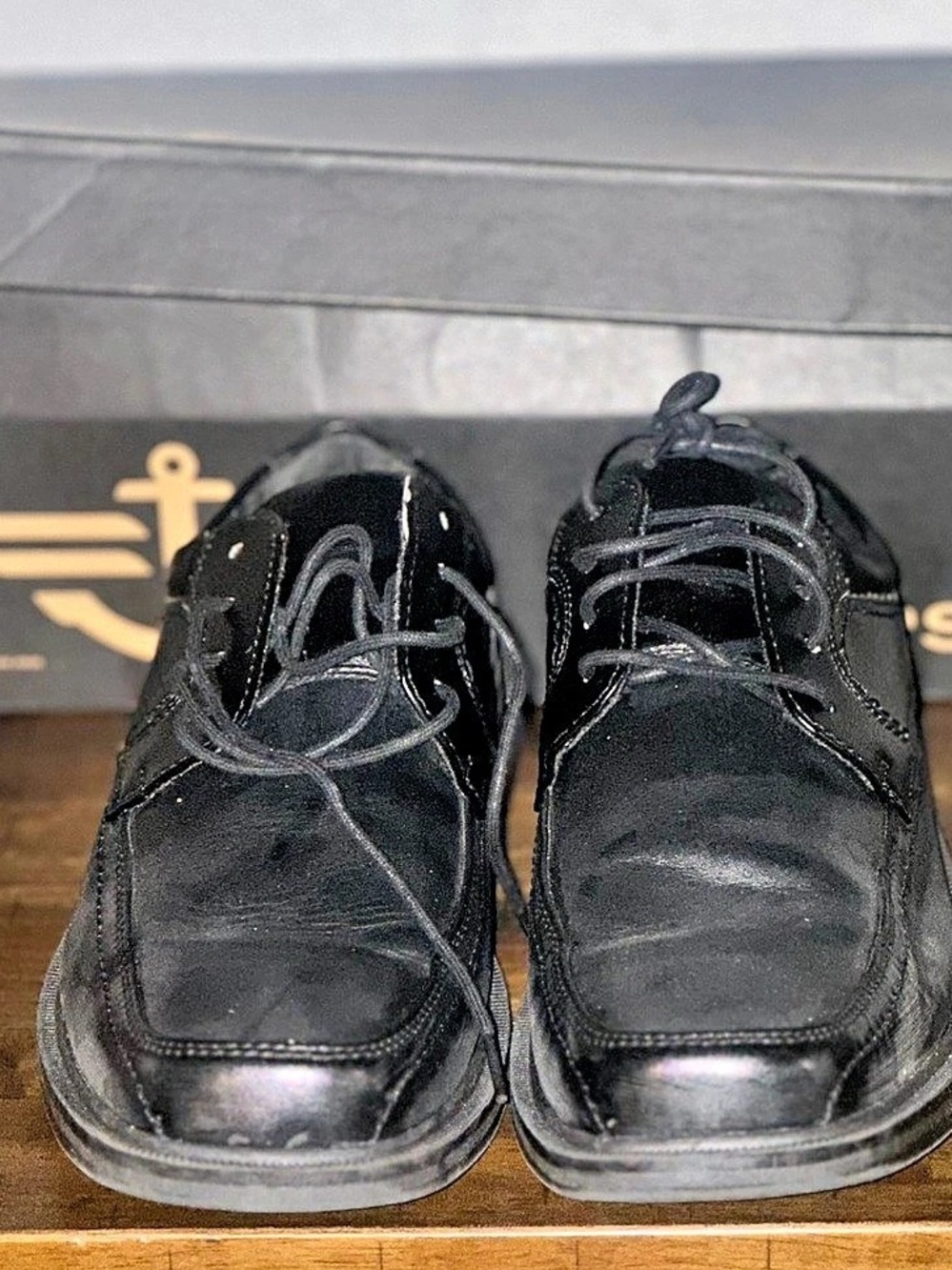 Dockers Manvel Leather Derby Shoes Black US 8.5 M
